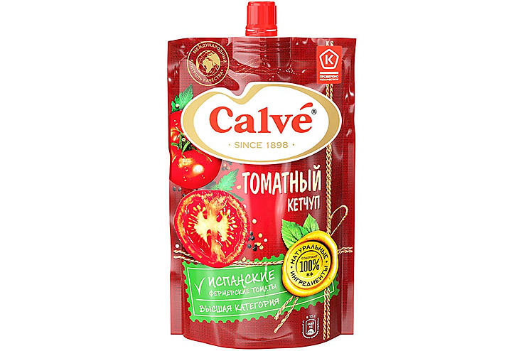 «Calve», кетчуп «Томатный», 350 г