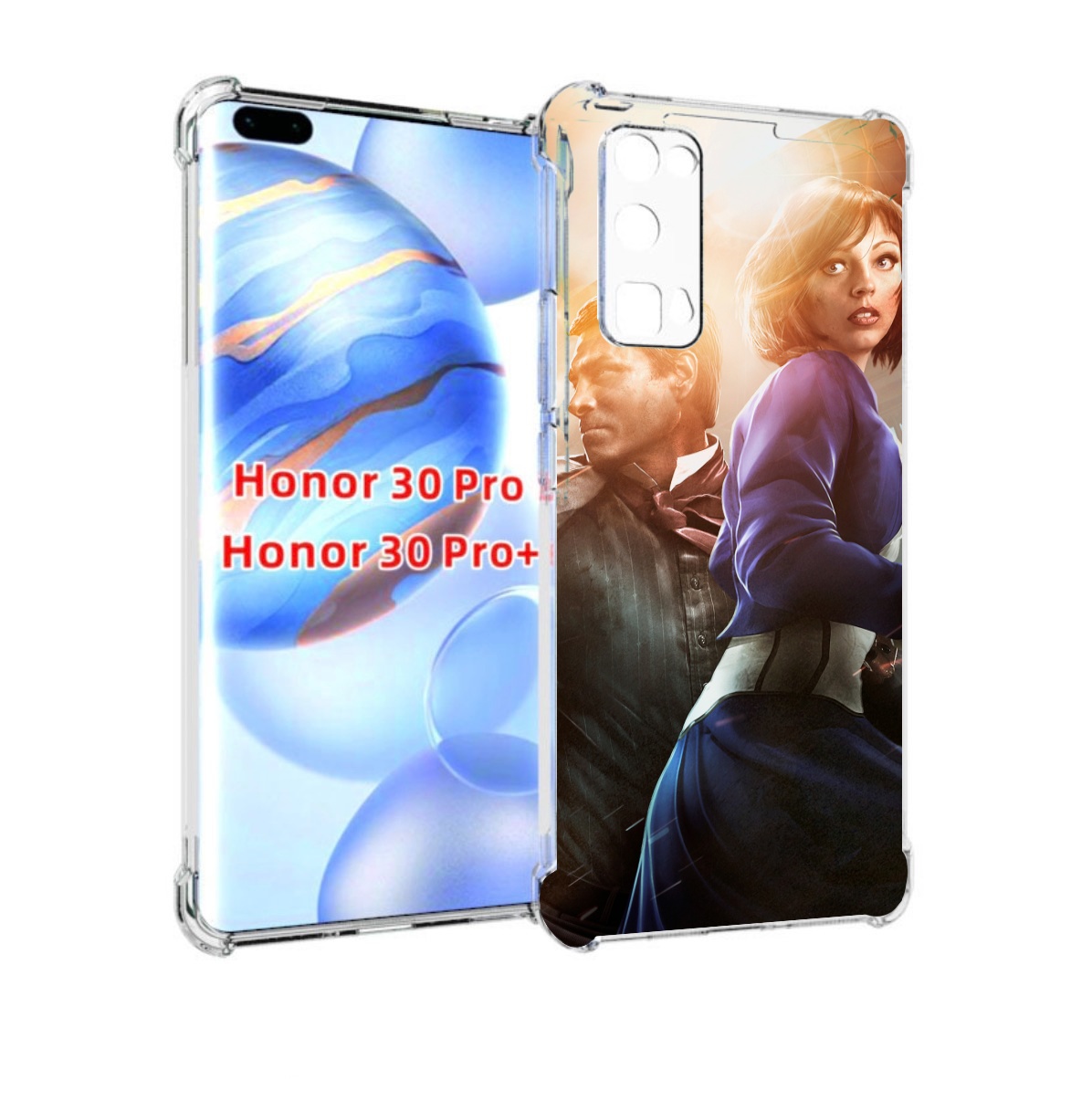 

Чехол бампер MyPads Bioshock Infinite для Honor 30 Pro Honor, Прозрачный, Tocco