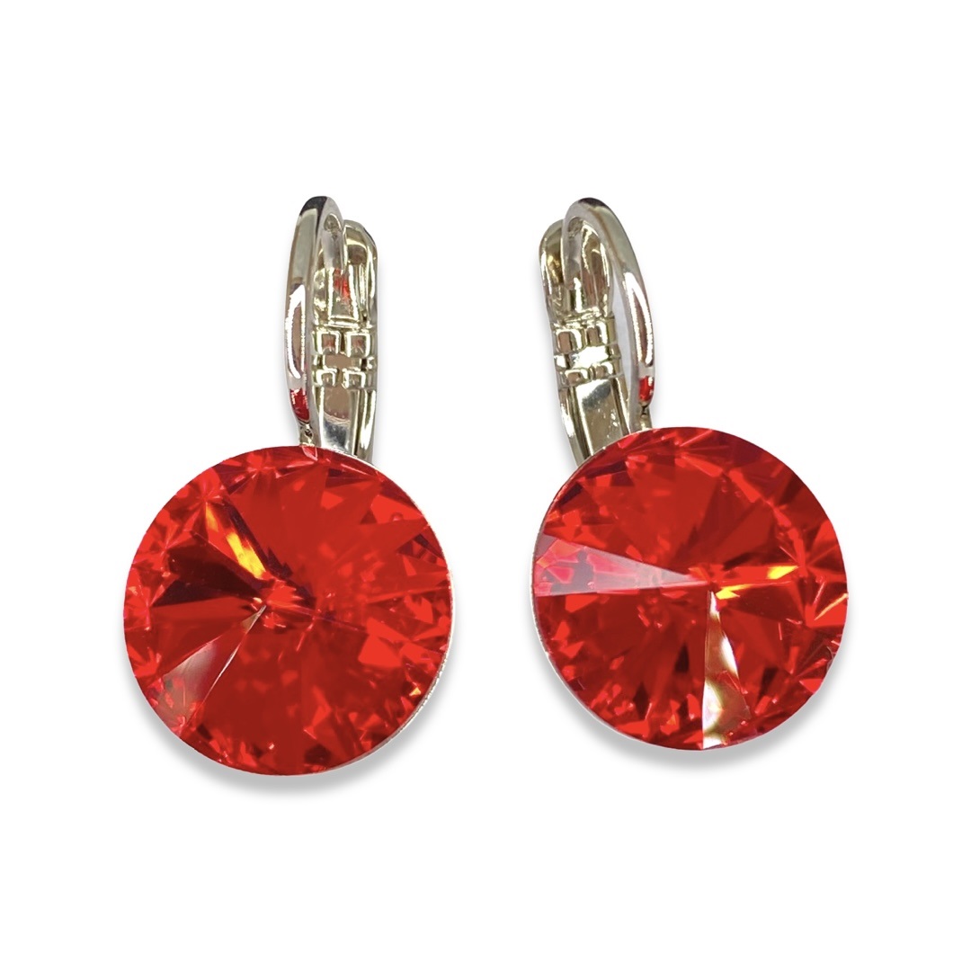 

Серьги из бижутерного сплава с swarovski Amante crystal 2930, 2930
