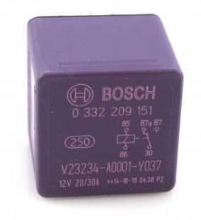 фото Реле 12v-30a bosch 0332209151