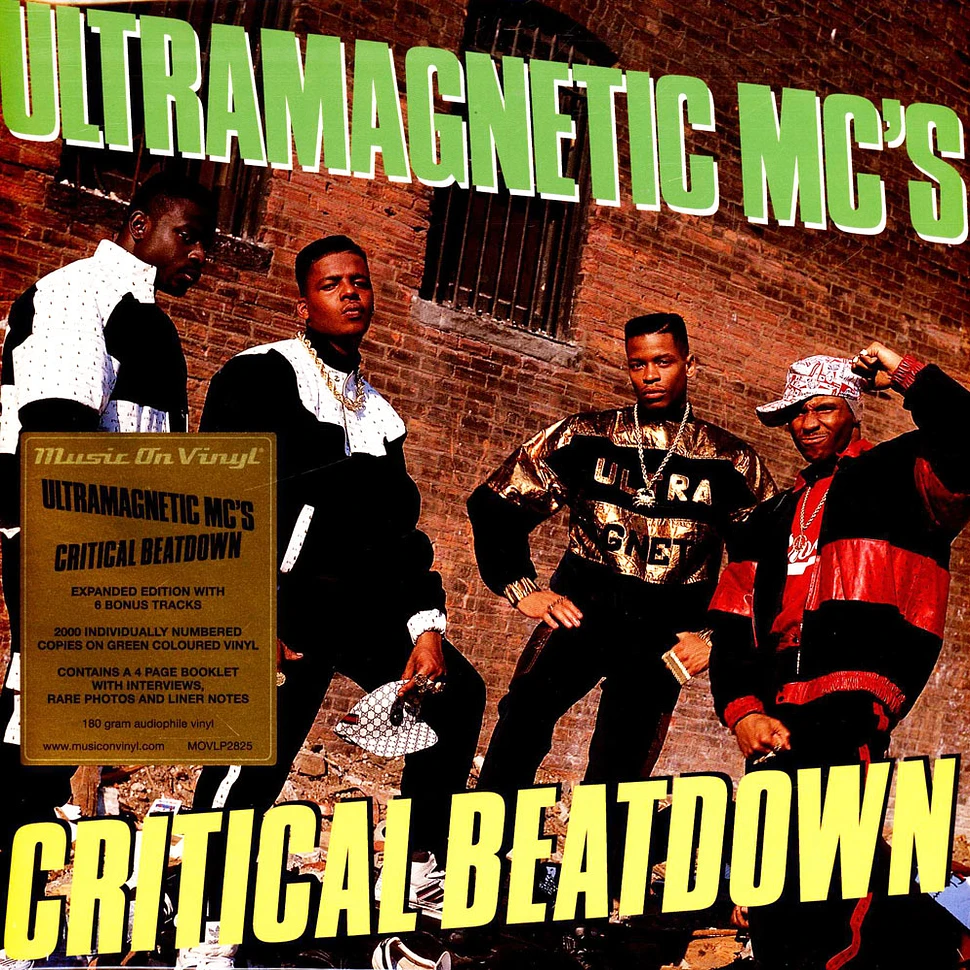 

Ultramagnetic MC's Critical Beatdown Expanded Edition Green Vinyl 2 LP