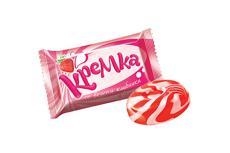 

Карамель «Кремка» со вкусом клубники и сливок (упаковка 0,5 кг)