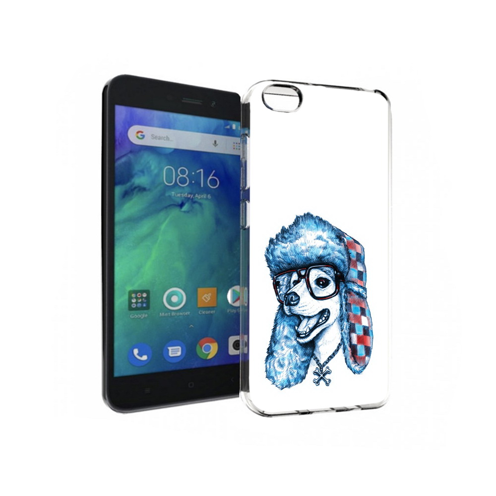 

Чехол MyPads Tocco для Xiaomi Redmi Go зимний пес, Прозрачный, Tocco