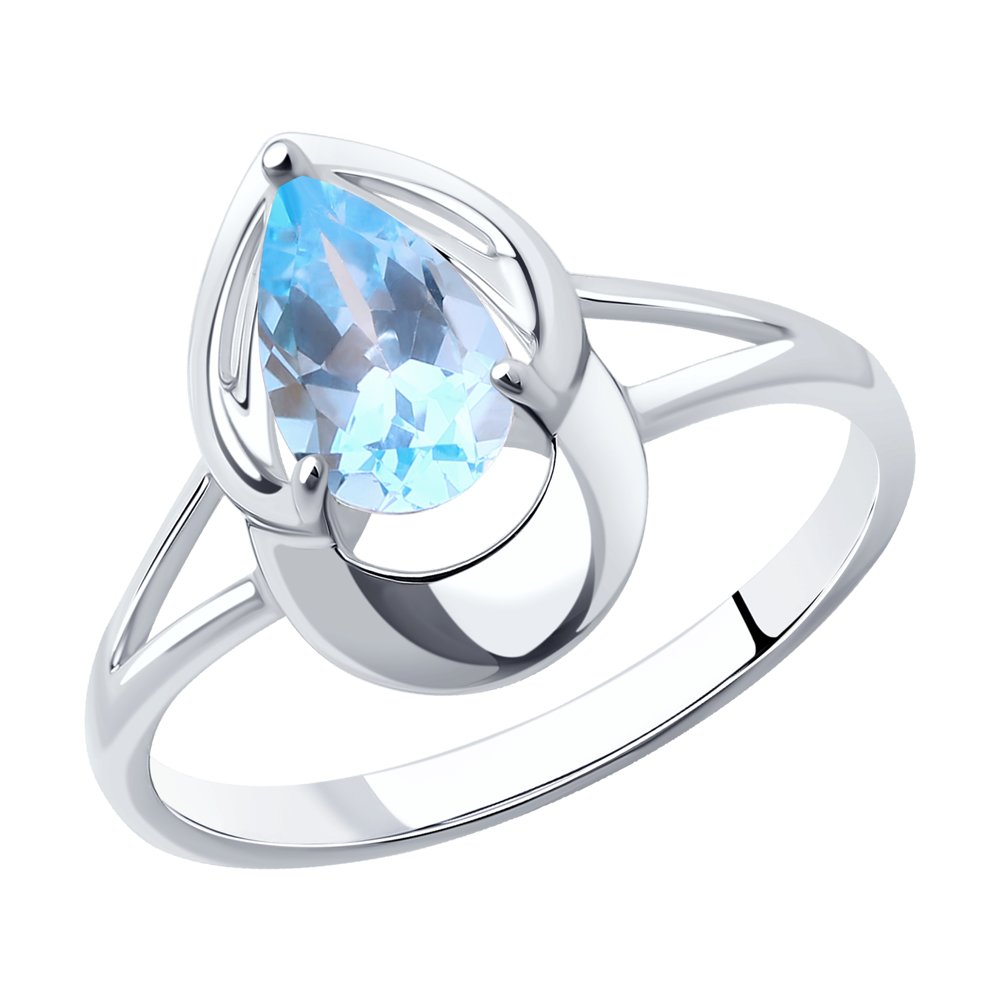 

Кольцо из серебра р. 16,5 Diamant 94-310-00981-1, топаз, 94-310-00981-1