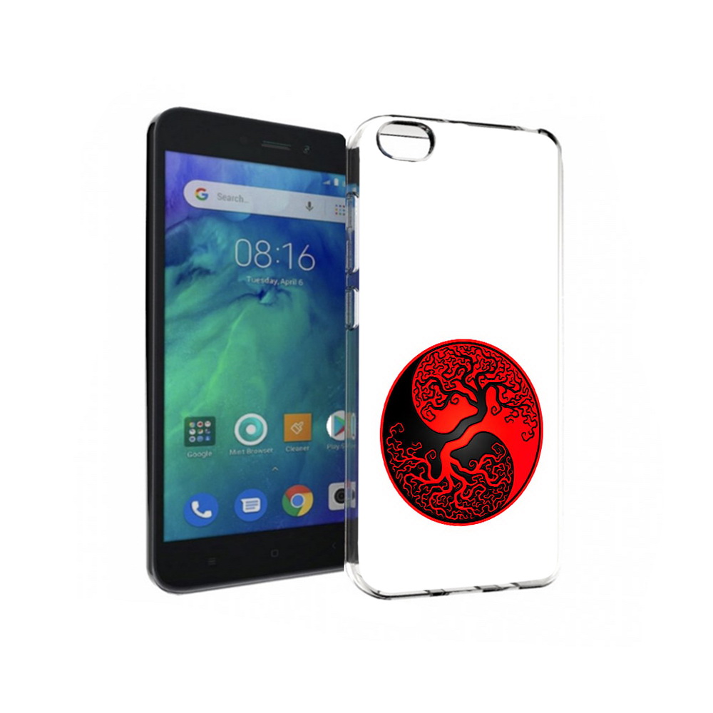 

Чехол MyPads Tocco для Xiaomi Redmi Go инь янь дерево, Прозрачный, Tocco