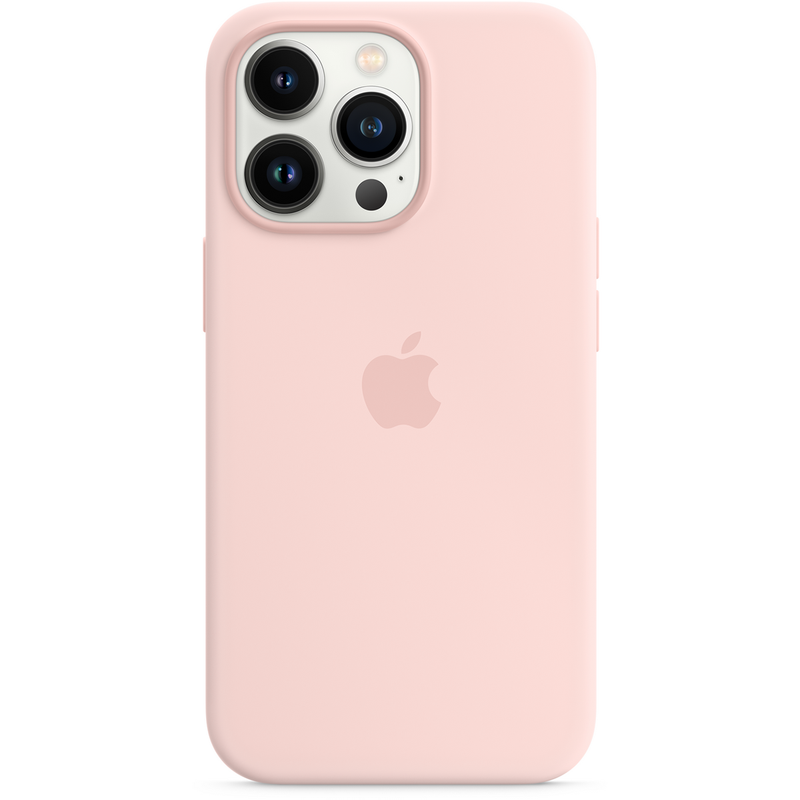 

Клип-кейс Apple Silicone Case with MagSafe для iPhone 13 Pro «Розовый мел», Розовый