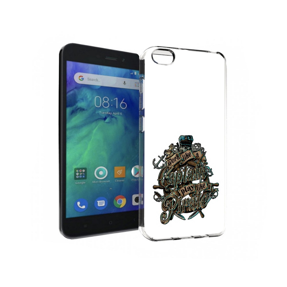 

Чехол MyPads Tocco для Xiaomi Redmi Go капитан пиратов, Прозрачный, Tocco