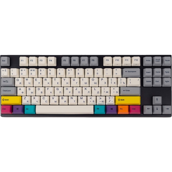 

Клавиатура Varmilo CMYK VA87MR2W (VA87MR2W/LLK12Rb), CMYK VA87MR2W