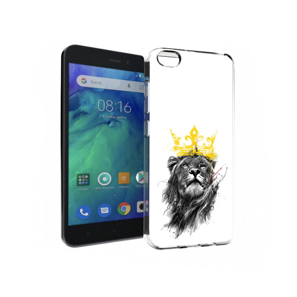 

Чехол MyPads Tocco для Xiaomi Redmi Go король-лев, Прозрачный, Tocco