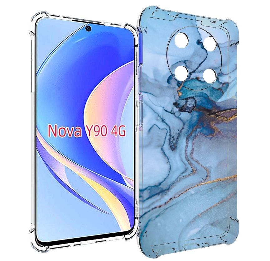 

Чехол MyPads голубой мрамор для Huawei Nova Y90 (CTR-LX1) / Enjoy 50 Pro, Tocco