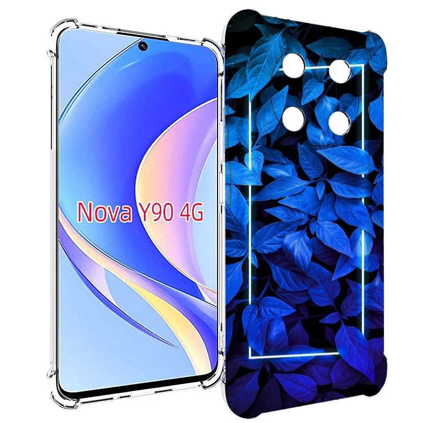 

Чехол MyPads голубые цветочки неон для Huawei Nova Y90 (CTR-LX1) / Enjoy 50 Pro, Tocco