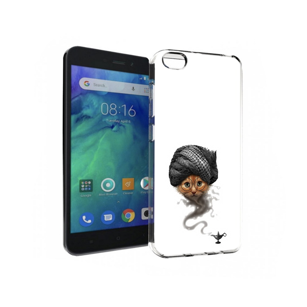 

Чехол MyPads Tocco для Xiaomi Redmi Go кот джин, Прозрачный, Tocco