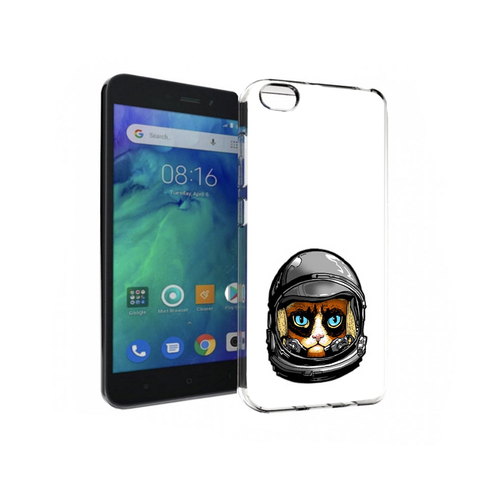 

Чехол MyPads Tocco для Xiaomi Redmi Go кот космонавт, Прозрачный, Tocco