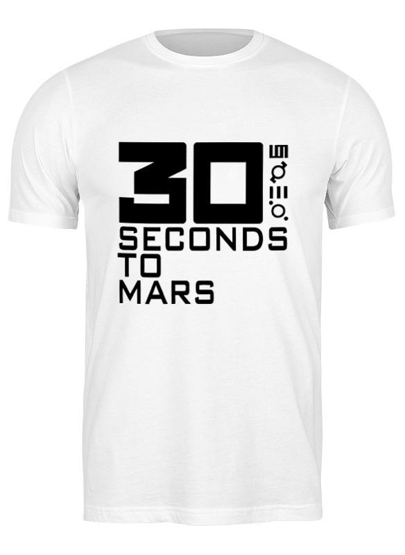 

Футболка мужская Printio 30 seconds to mars белая 2XL, Белый, 30 seconds to mars