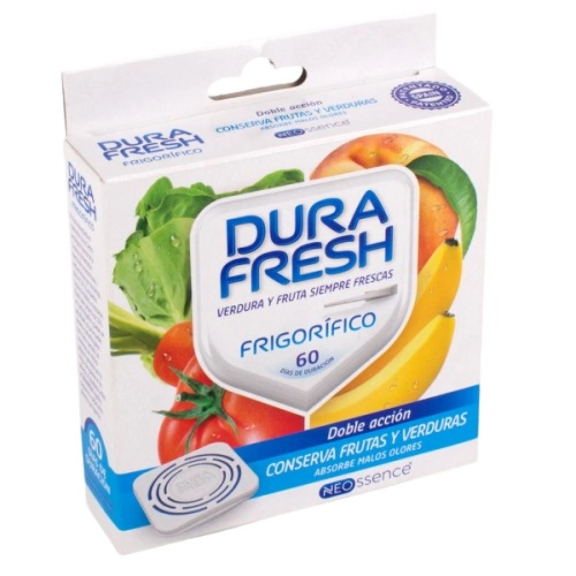 Нейтрализатор неприятных запахов для холодильника Durafresh двойного действия, 1 шт