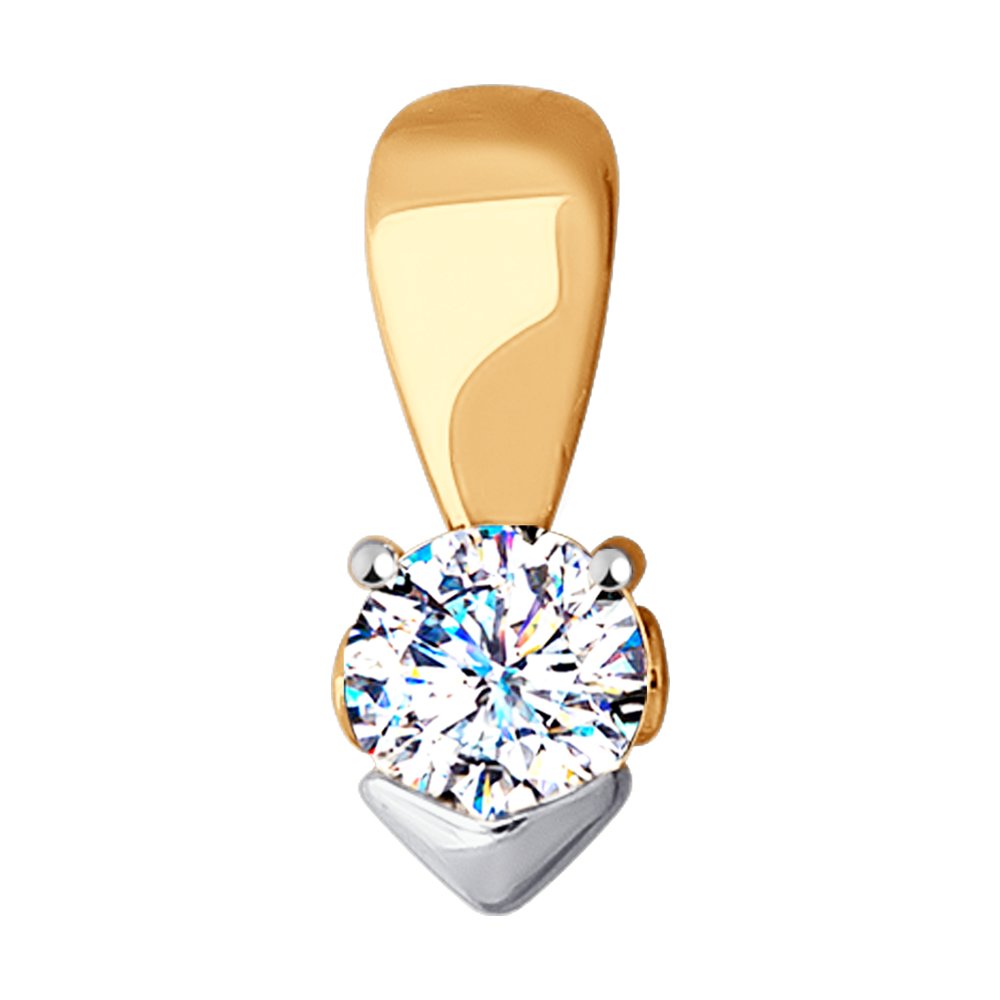 

Подвеска из золота Diamant 51-130-00114-1, фианит, 51-130-00114-1