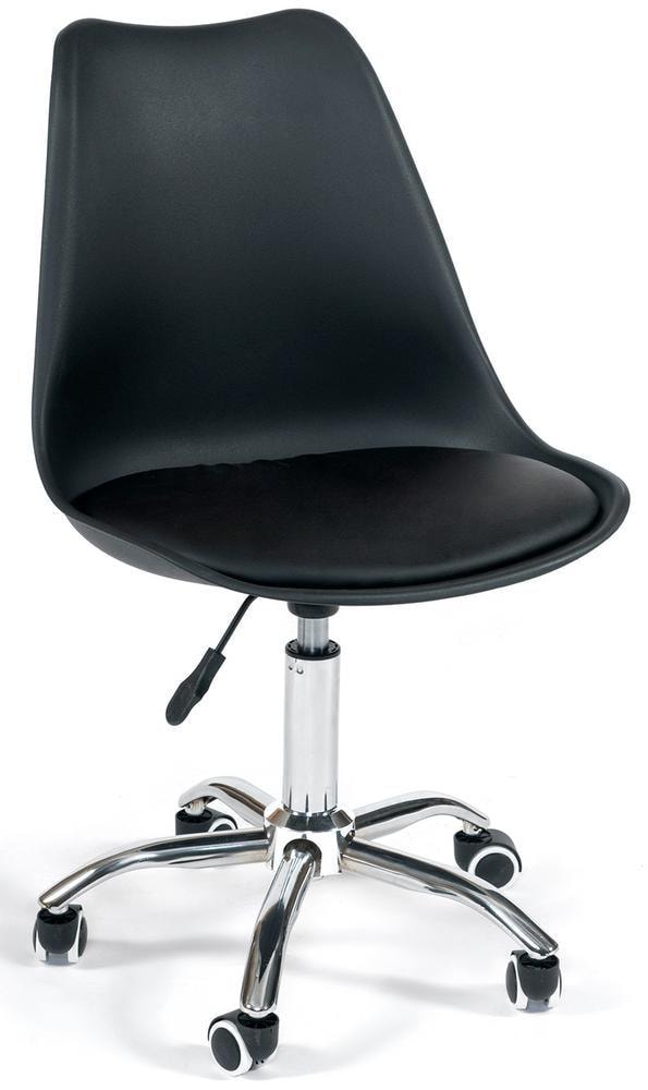 

Комплект офисных кресел 4 шт. TetChair TULIP (106) 47x48x80+14см, черный/хром