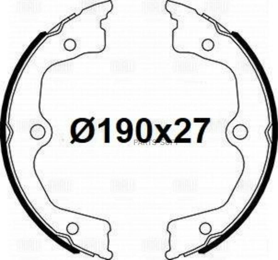 

Тормозные колодки Trialli дисковые GF4652