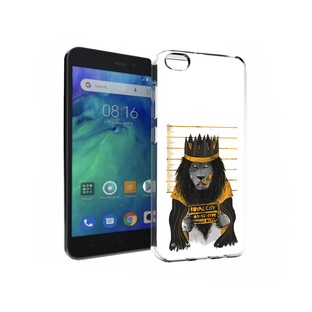 

Чехол MyPads Tocco для Xiaomi Redmi Go лев в законе, Прозрачный, Tocco
