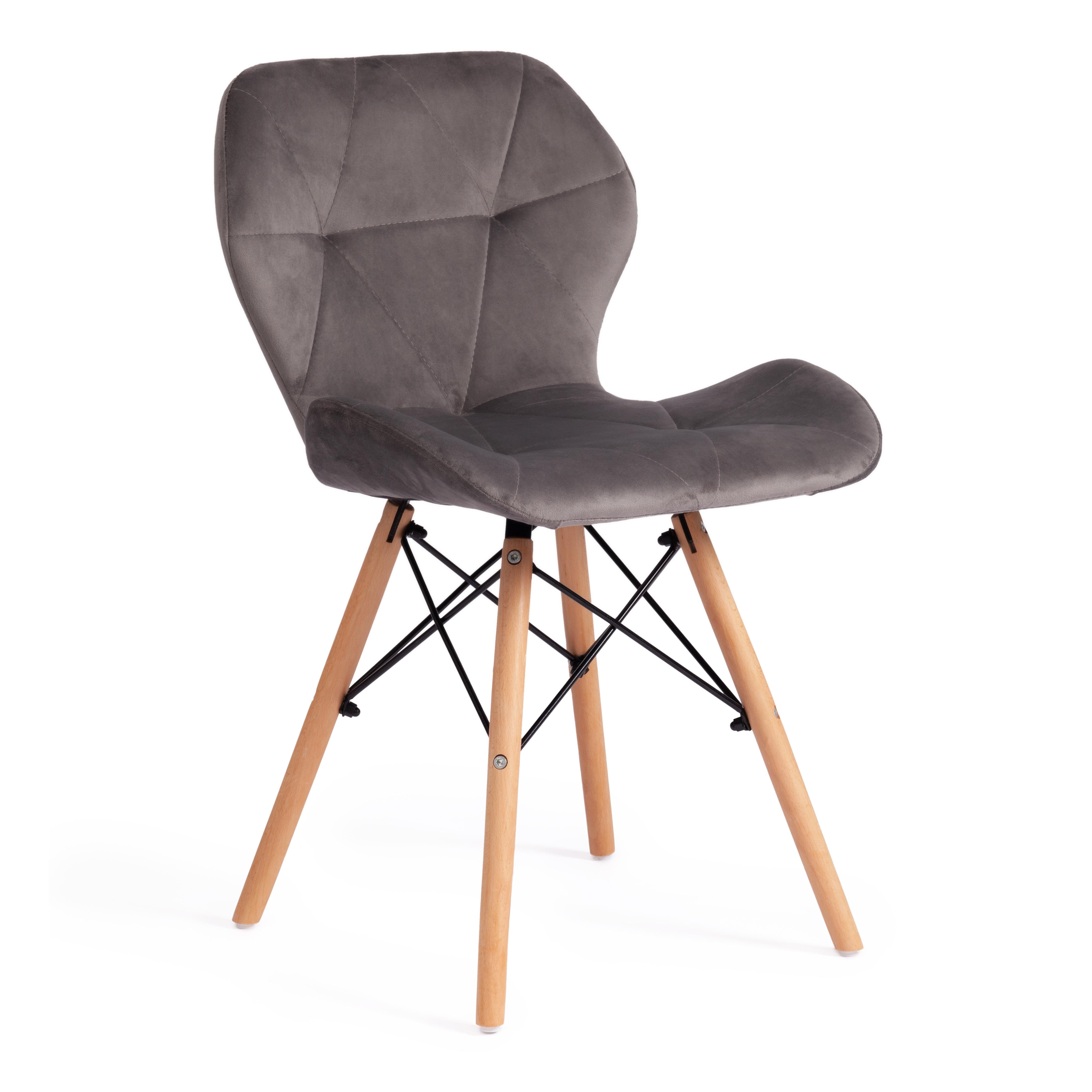 

Комплект стульев 4 шт. TetChair STUTTGART (74) 50х47х73 см, серый/натуральный, STUTTGART