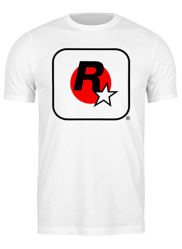 

Футболка мужская Printio Rockstar games белая 3XL, Белый, Rockstar games