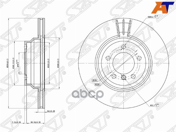 

Диск тормозной перед BMW X1 E84/ BMW 3 E93/E92/E91/E90/ BMW 1 E81/E82/E87/E88