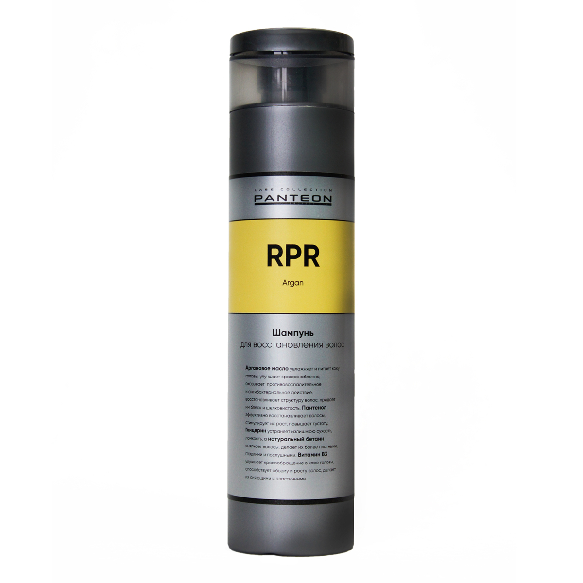 

Шампунь для восстановления волос PANTEON REPAIR ARGAN 250 мл, PANTEON
