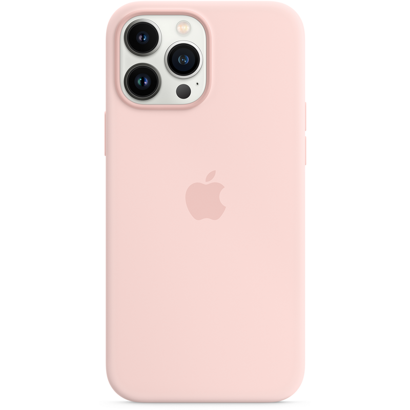 

Клип-кейс Apple Silicone Case with MagSafe для iPhone 13 Pro Max «Розовый мел», Розовый