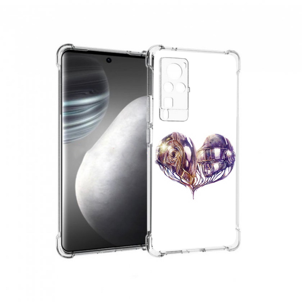 

Чехол MyPads Tocco для Vivo X60 pro сердце абстракция (PT226972.385.596), Прозрачный, Tocco