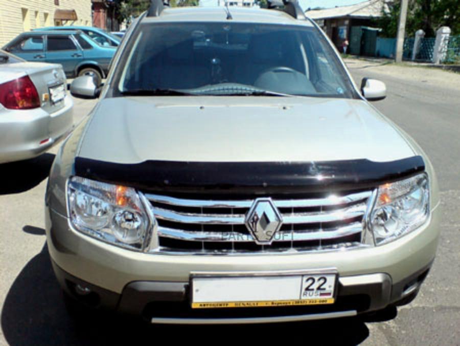 

Дефлектор капота темный renault duster 11>