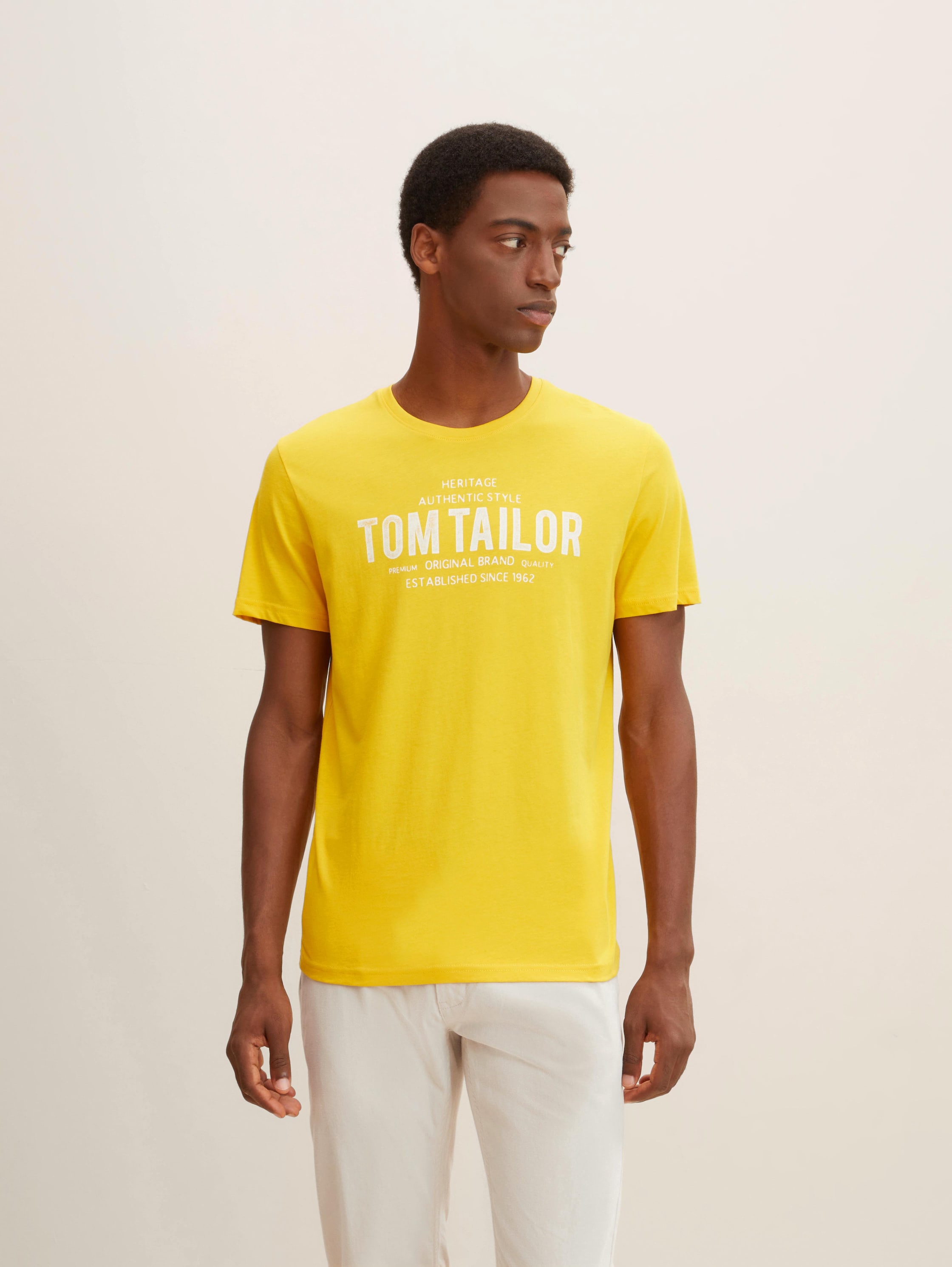 

Футболка мужская Tom Tailor 1034631 желтая XL, 1034631