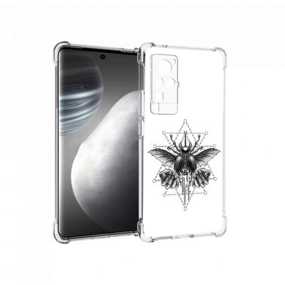

Чехол MyPads Tocco для Vivo X60 pro скарабей (PT226972.385.601), Прозрачный, Tocco