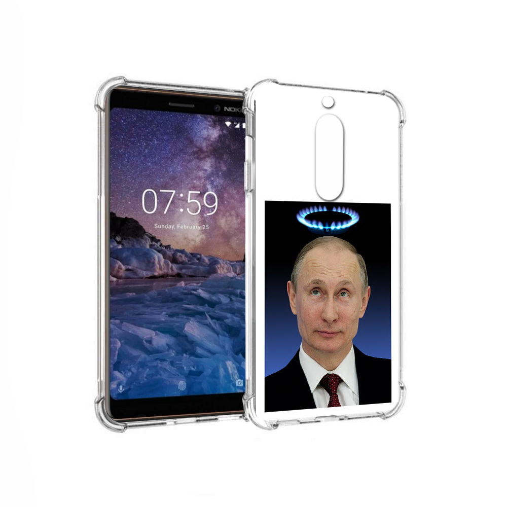 

Чехол MyPads Tocco для Nokia 7 святой газ (PT95887.123.594), Прозрачный, Tocco