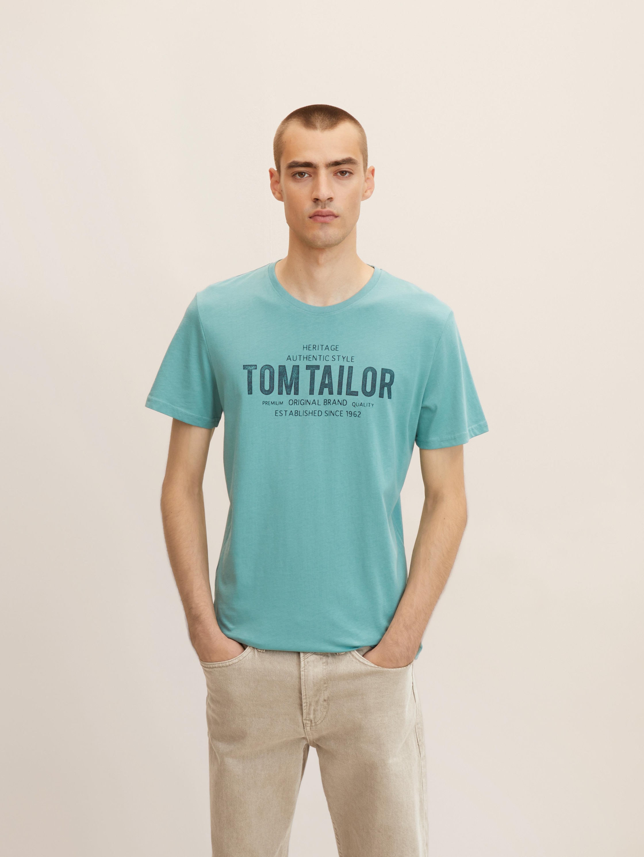 

Футболка мужская Tom Tailor 1034631 зеленая L, 1034631