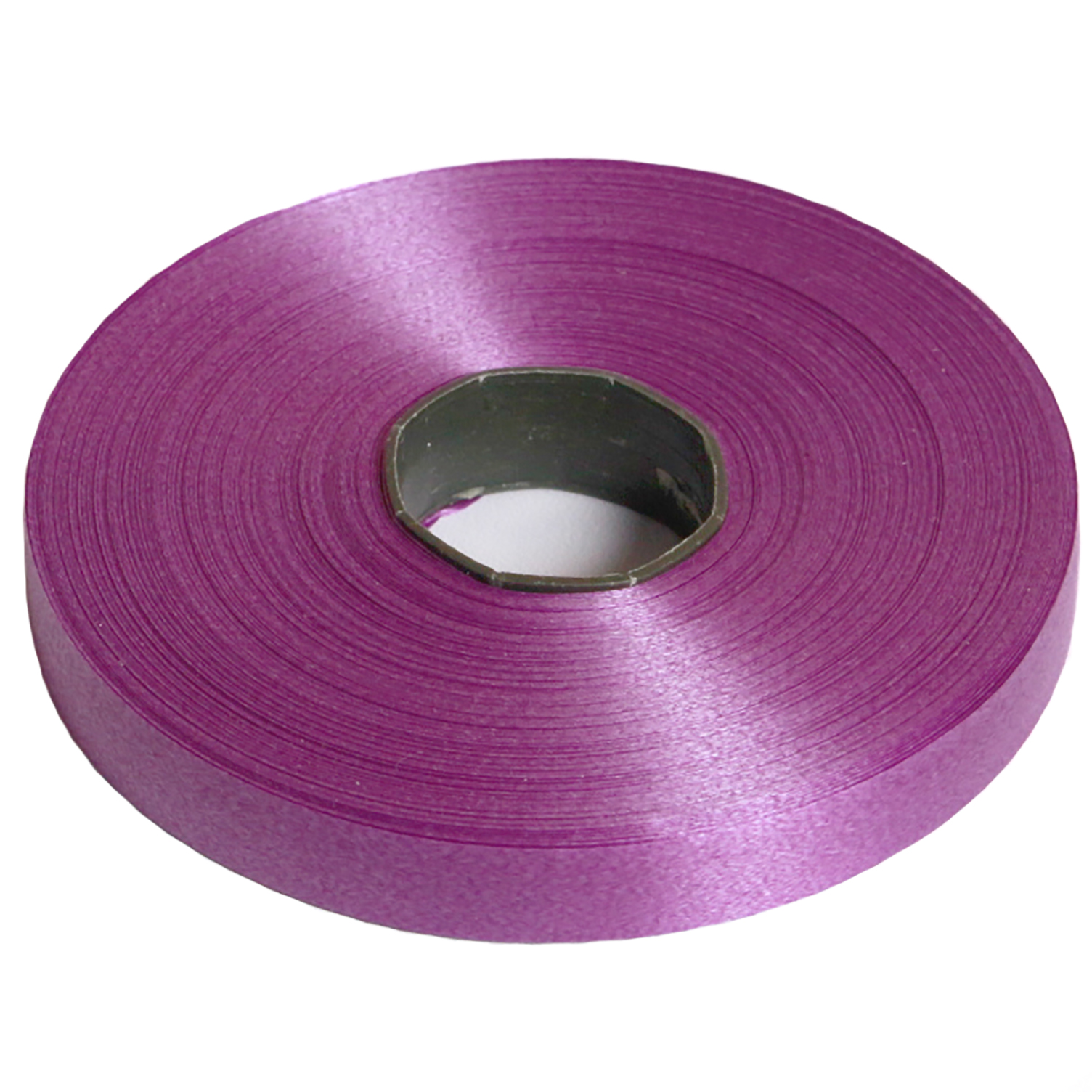 фото Декоративная лента фиолетовая, 1,2 см, 30 м, размер катушки 9х9х1,2 см, дилижанс party