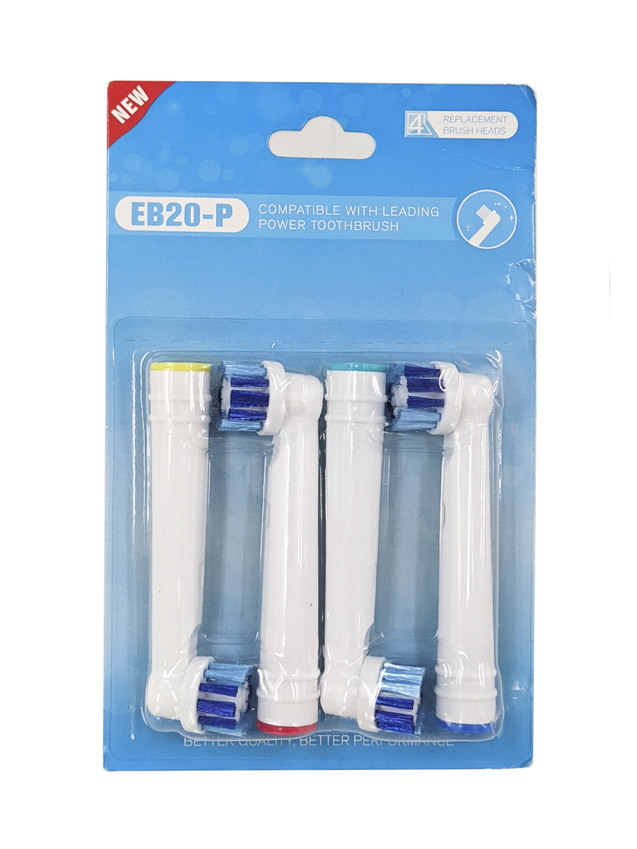 Насадка EB20-P для электрической зубной щетки Oral B, 4 шт. зубной порошок в готовом виде fito доктор для чувствительных зубов туба 45 мл