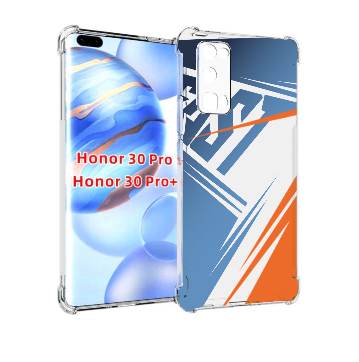 

Чехол бампер MyPads Fast для Honor 30 Pro, Прозрачный, Tocco