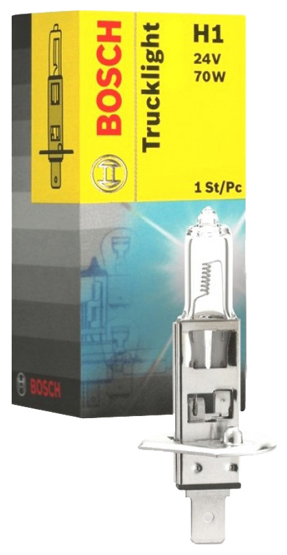 фото Лампа h1 24v 70w trucklight (картонная коробка) bosch