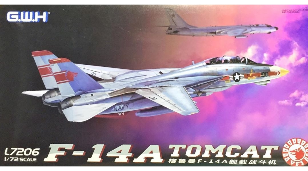 фото Моделm для сборки l7206 f-14a tomcat great wall toys