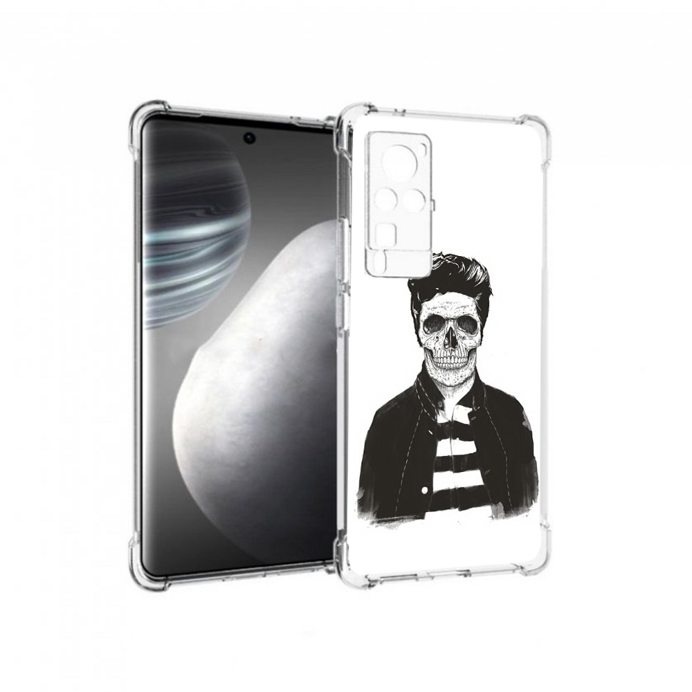 

Чехол MyPads Tocco для Vivo X60 pro скелет (PT226972.385.604), Прозрачный, Tocco