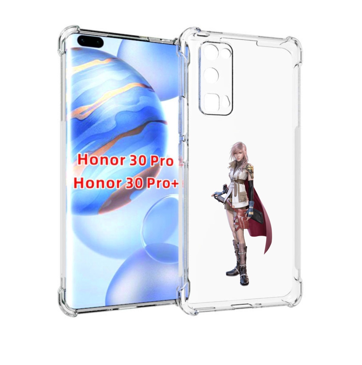 

Чехол бампер MyPads Final-Fantasy для Honor 30 Pro, Прозрачный, Tocco
