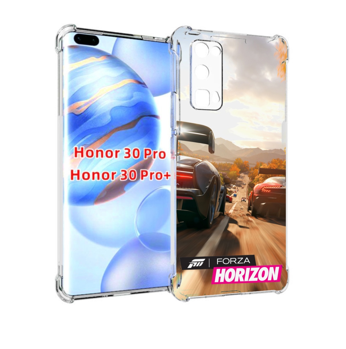 

Чехол бампер MyPads Forza Horizon для Honor 30 Pro, Прозрачный, Tocco