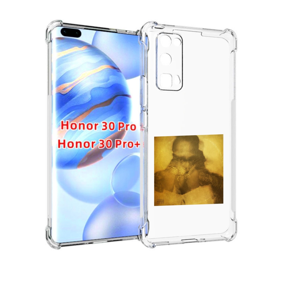 

Чехол бампер MyPads Future - Future для Honor 30 Pro Honor, Прозрачный, Tocco