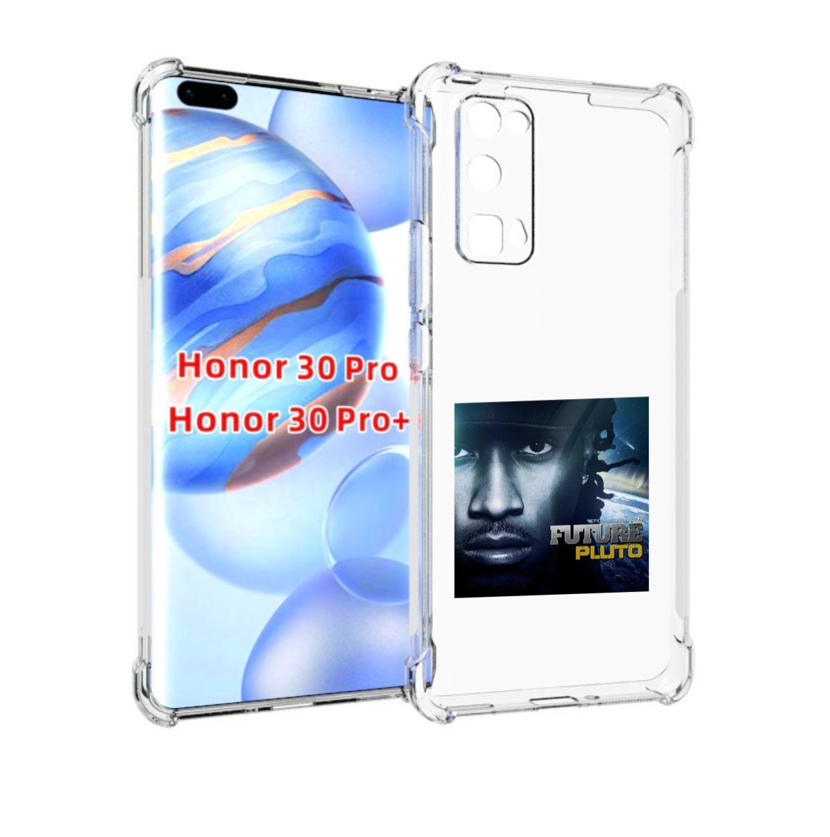 

Чехол бампер MyPads Future - Pluto для Honor 30 Pro, Прозрачный, Tocco