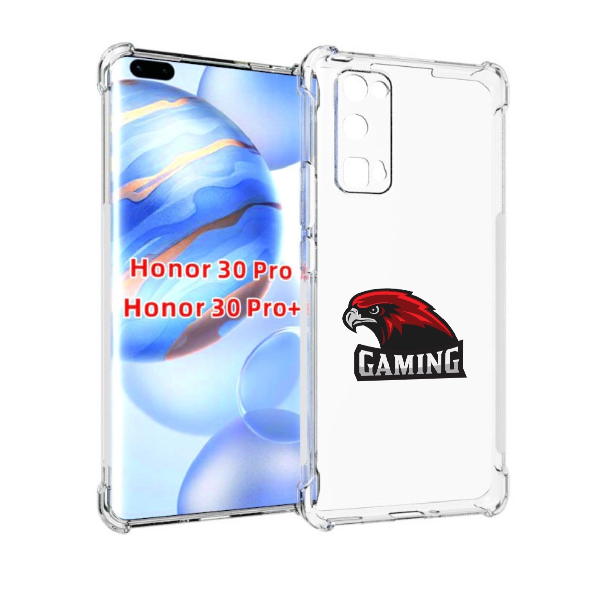 

Чехол бампер MyPads Gaming-1 мужской для Honor 30 Pro Honor, Прозрачный, Tocco