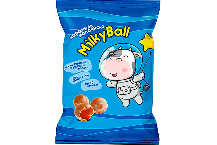 

Карамель молочная Milky ball, 90 г