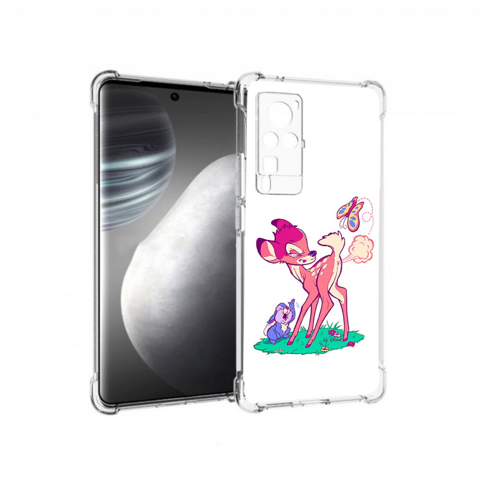 

Чехол MyPads Tocco для Vivo X60 pro смешной олененок (PT226972.385.610), Прозрачный, Tocco