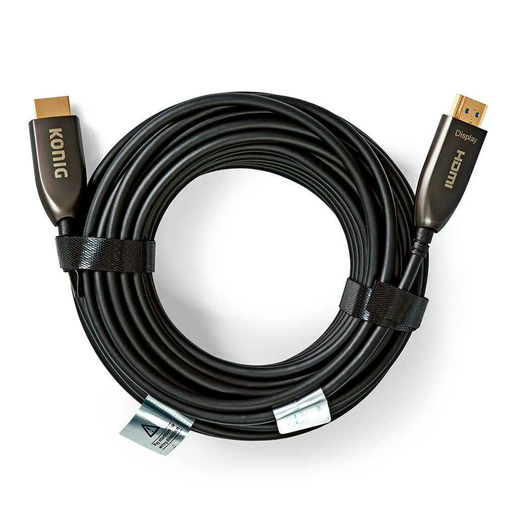 кабель Konig HDMI - HDMI, 15м черный (KN345601BK150)
