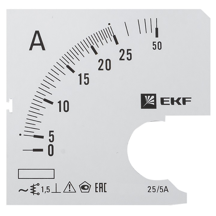 

Шкала сменная для A961 25/5А-1,5 EKF PROxima