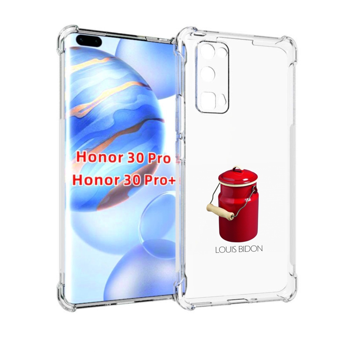 

Чехол бампер MyPads Louis-bidon для Honor 30 Pro, Прозрачный, Tocco